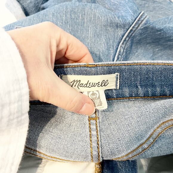 Madewell The High Rise 90s Straight Leg Jeans Emmore Wash Blue 28 - Picture 4 of 6